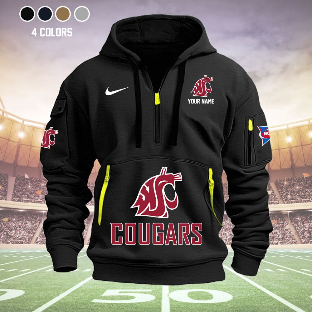Washington State CougarsQuarter Zip Hoodie