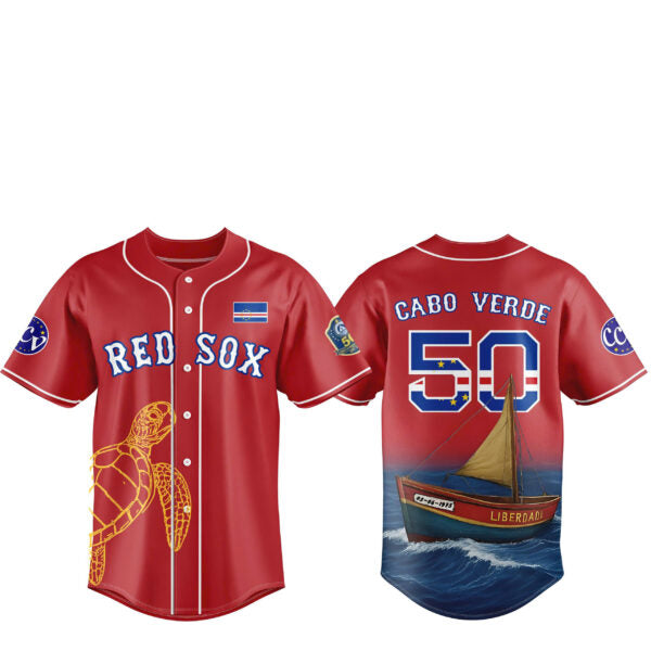 . Limited Edition B.R Sox Cabo Verdean Celebration Jersey V2