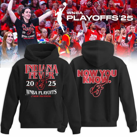 _ Play Offs Indiana Fever Now You Know Limited Edition Hoodie