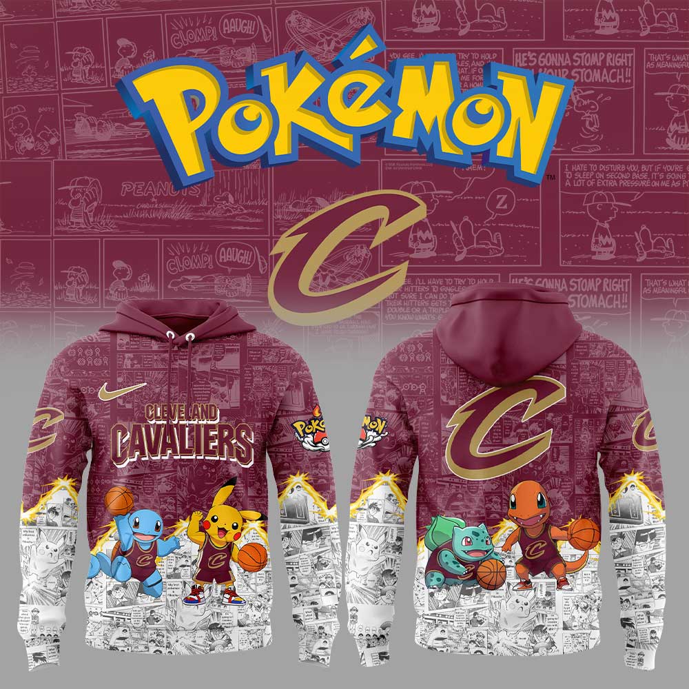 Cleveland Cavaliers x Pokémon New Hoodie | EB94