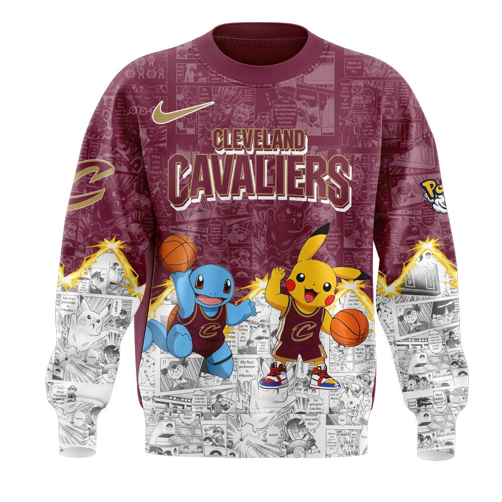 Cleveland Cavaliers x Pokémon New Sweatshirt | JF96