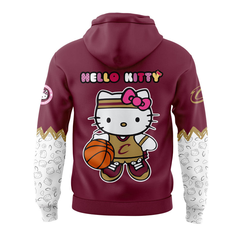 Cleveland Cavaliers x Hello Kitty Game Night Hoodie | XD59