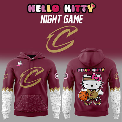 Cleveland Cavaliers x Hello Kitty Game Night Hoodie | XD59