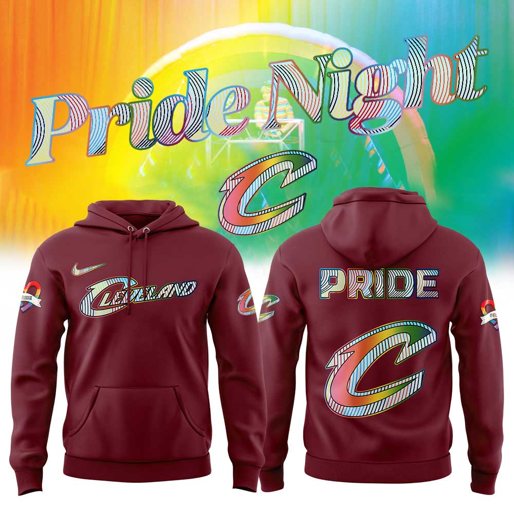 Cleveland Cavaliers LGBTQ Pride 2025 Red Hoodie | QD64