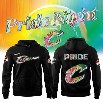 Cleveland Cavaliers LGBTQ Pride 2025 Black Hoodie | VT58