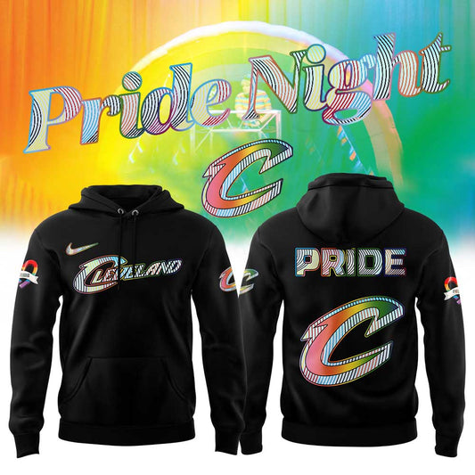 Cleveland Cavaliers LGBTQ Pride 2025 Black Hoodie | VT58