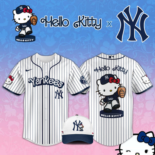 ,       New York Yankees MLB x Hello Kitty Night Jersey Editions Limited
