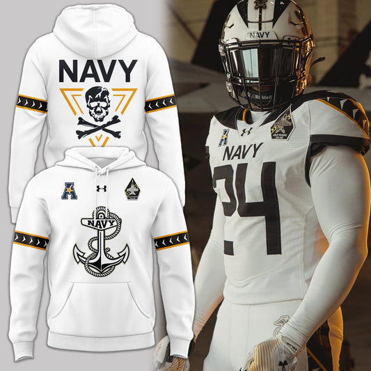 Special New Jolly Rogers Navy Midshipmen Hoodie