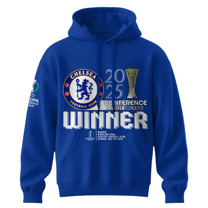 Chelsea FC 2025 Europe UEFA Conference League Champions Limited Edition Hoodie