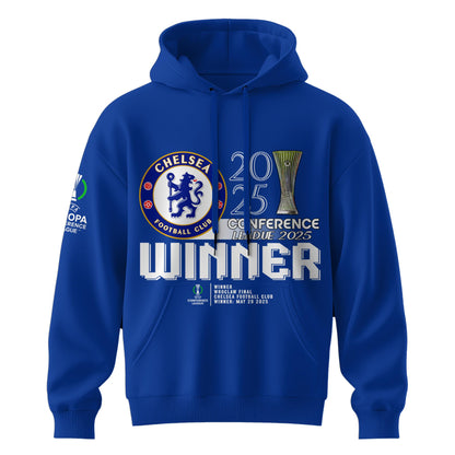 Chelsea FC 2025 Europe UEFA Conference League Champions Limited Edition Hoodie V2