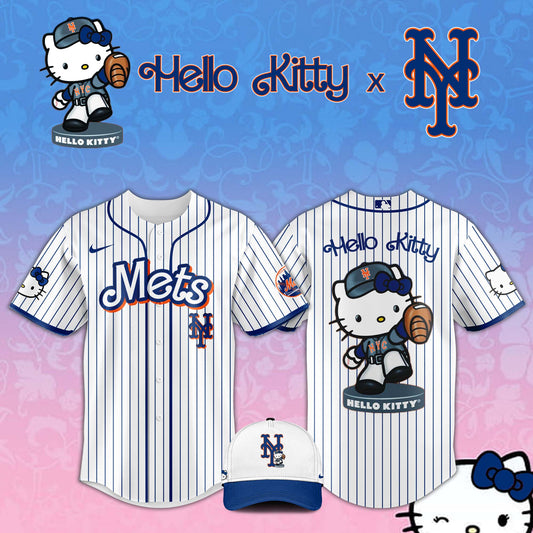 ,      New York Mets MLB x Hello Kitty Night Jersey Editions Limited