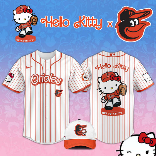 , Baltimore Orioles MLB x Hello Kitty Night Jersey Editions Limited