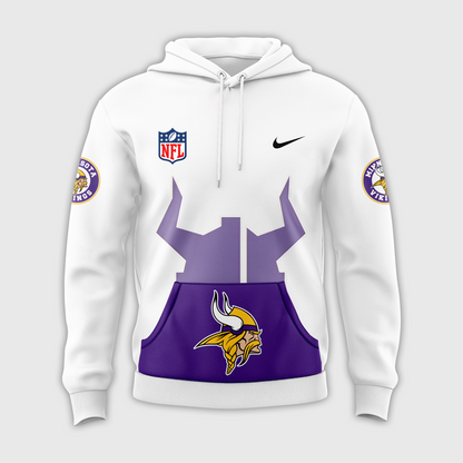 Premium Minnesota Vikings Merch - Minnesota Vikings 2025 London Hoodie. - Gear Up For Game Day