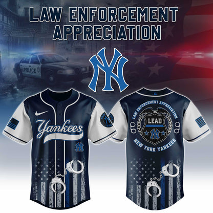 .   New York Yankees MLB x Law Enforcement Appreciation Day Jersey Limited