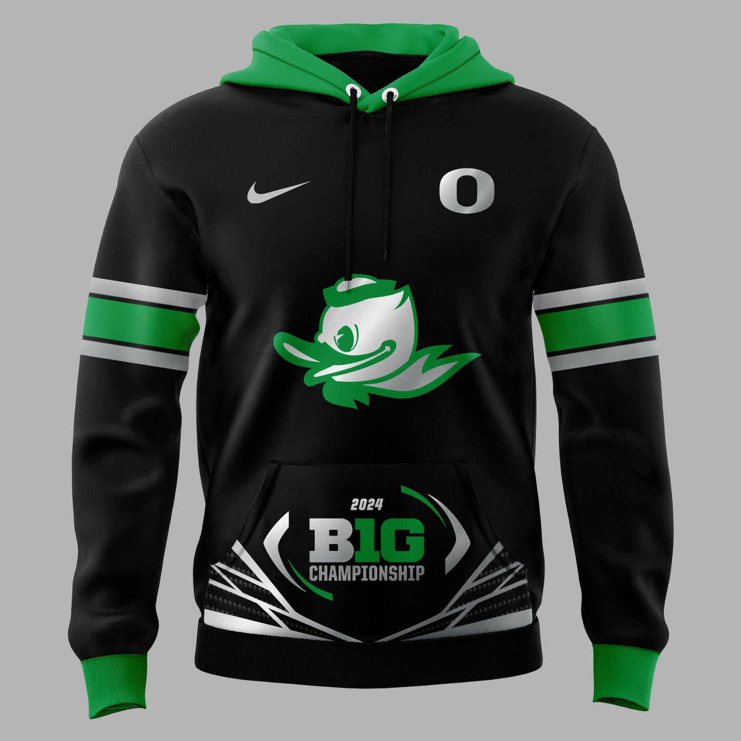 Oregon Ducks Football Big Ten Championship Game Hoodie 2024