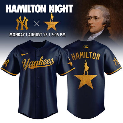 New York Yankees x Hamilton Night 2025 Limited Edition Jersey