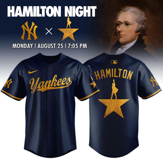 New York Yankees x Hamilton Night 2025 Limited Edition Jersey