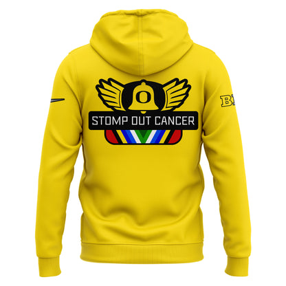 Oregon Ducks "Stomp Out Cancer" Heroes Hoodie
