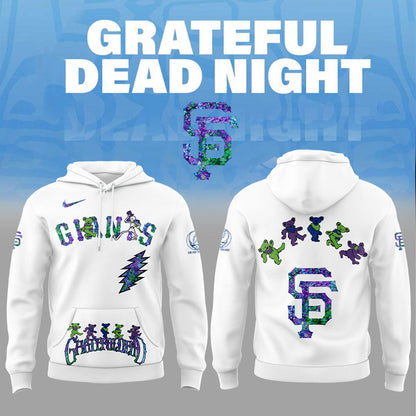 San Francisco Giants Hoodie Grateful Dead Night SFG11