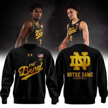 Notre Dame Men’s Basketball – THE BEND Special Black Sweater