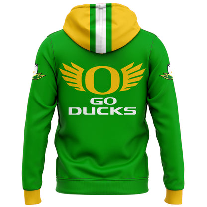 Oregon Ducks "Gang Green" Zip Hoodie 2024