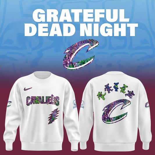 Cleveland Cavaliers Grateful Dead Night Sweatshirt | AX33