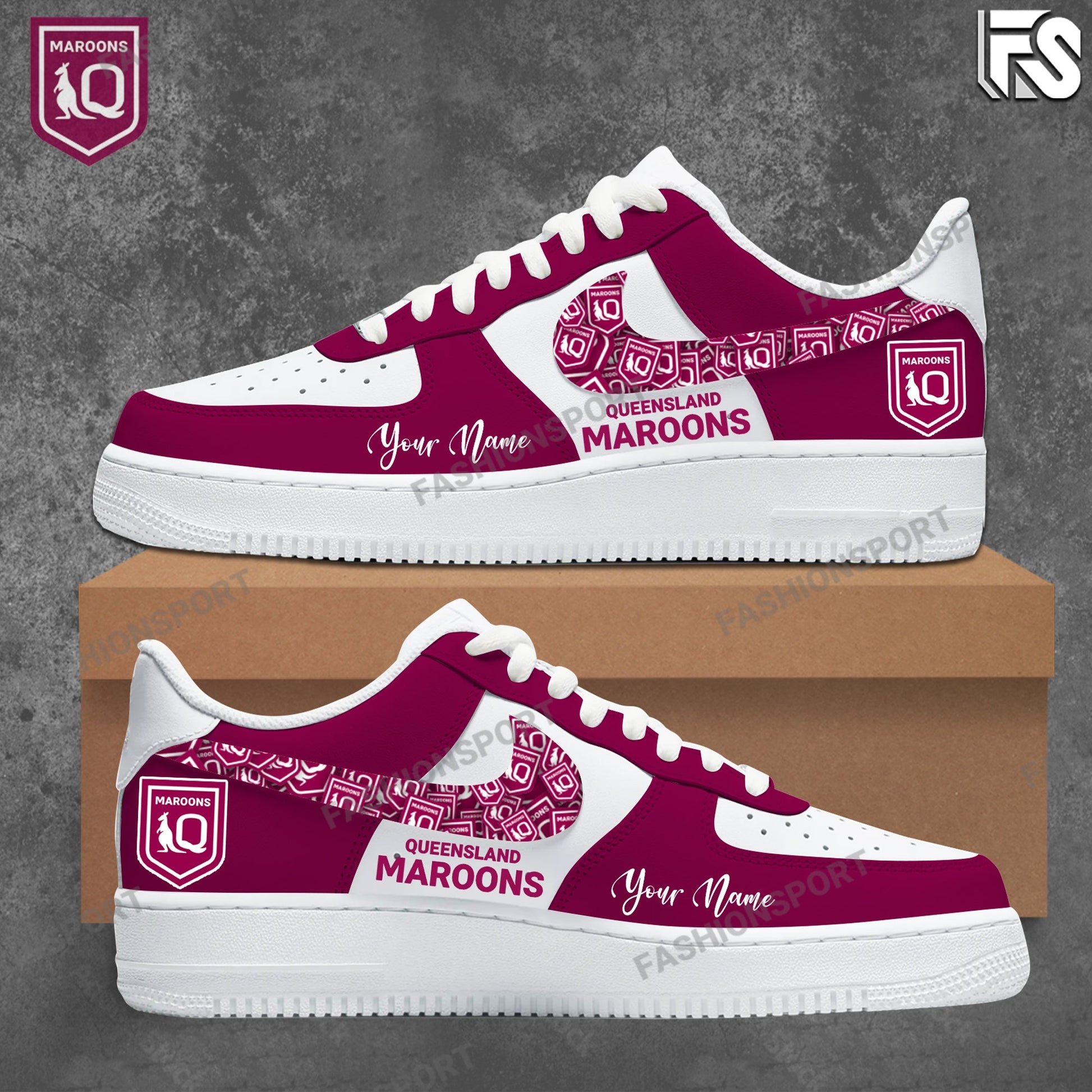 Queensland Maroons Limited Edition Shoes