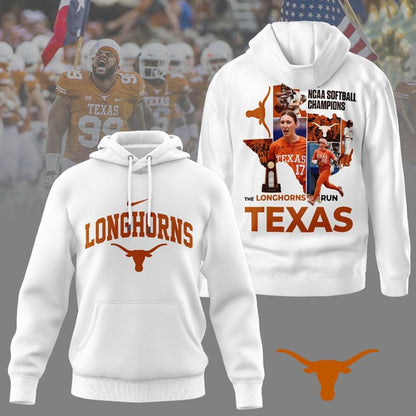 Texas Longhorns 2025 Women's Softball National Champions Hook 'Em 3D Apparel