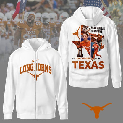 Texas Longhorns 2025 Women's Softball National Champions Hook 'Em 3D Apparel