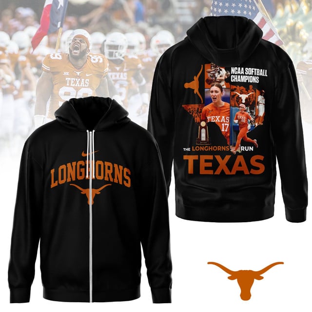 Texas Longhorns 2025 Women's Softball National Champions Hook 'Em 3D Apparel