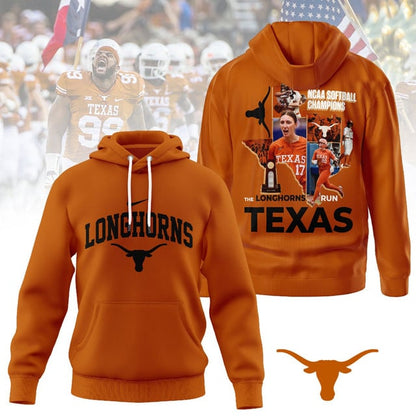 Texas Longhorns 2025 Women's Softball National Champions Hook 'Em 3D Apparel