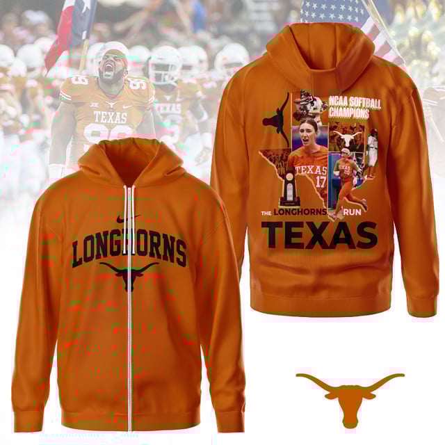 Texas Longhorns 2025 Women's Softball National Champions Hook 'Em 3D Apparel