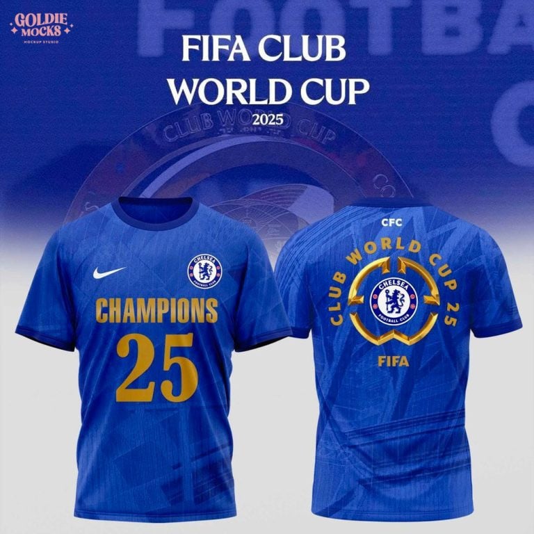 Chelsea T-Shirt 3D Apparels Champions FIFA Club World Cup