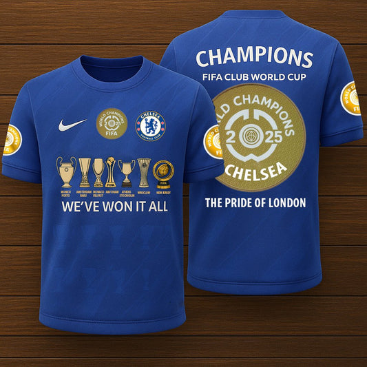 Chelsea T-Shirt 3D Apparels Champions FIFA Club World Cup
