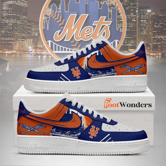 New York Mets Low Top Air AF1 Sneaker