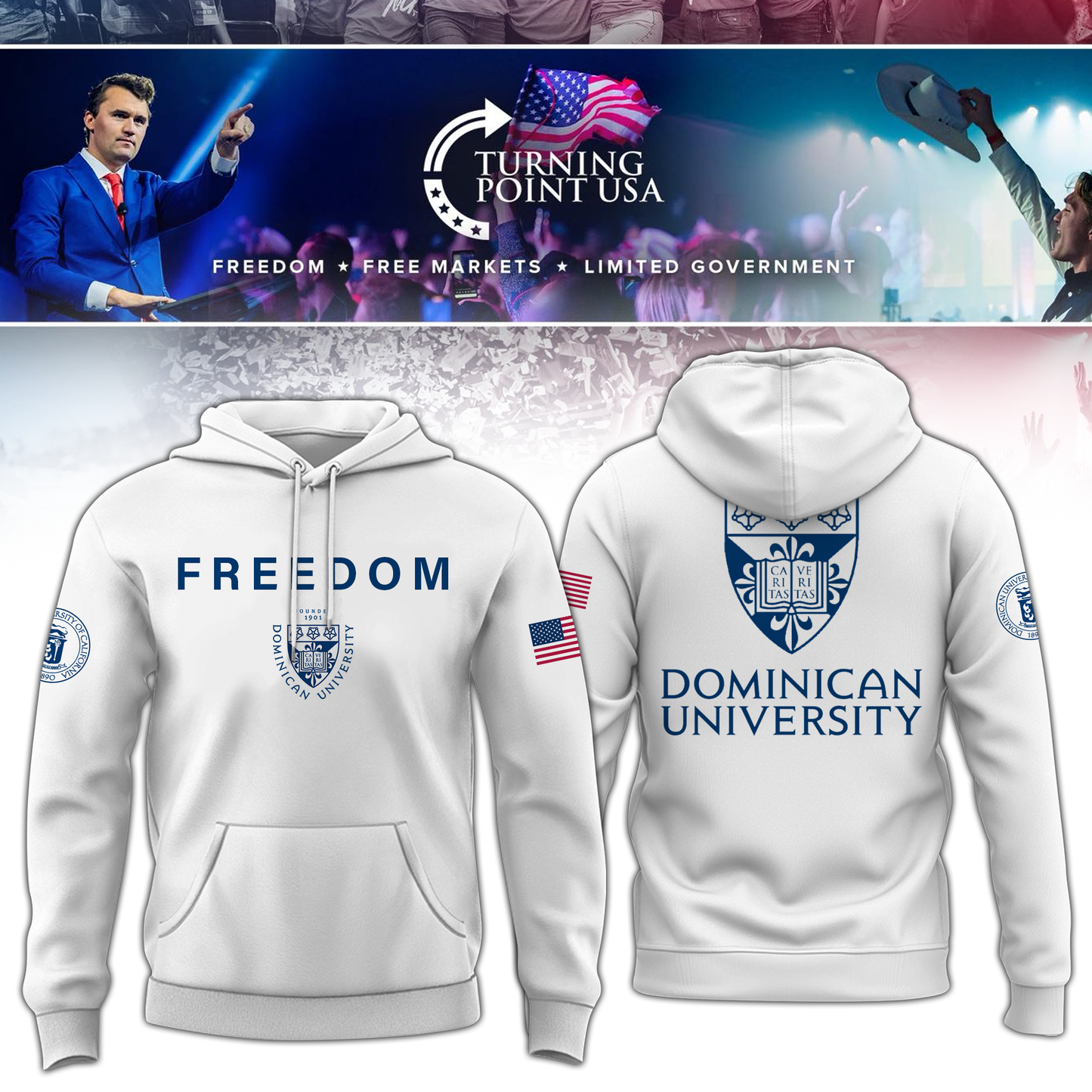 Dominican University x Turning Point USA Hoodie