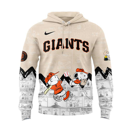 San Francisco Giants 75th Anniversary of Peanuts Hoodie