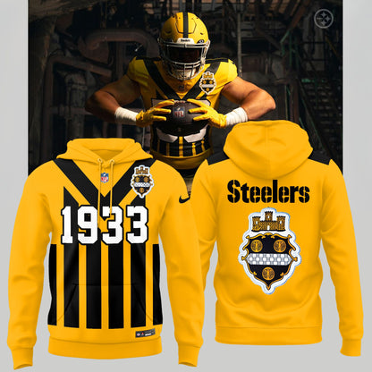 Steeler Nation Shirt - Pittsburgh Steelers unveil 1933 Throwback Uniforms Hoodie