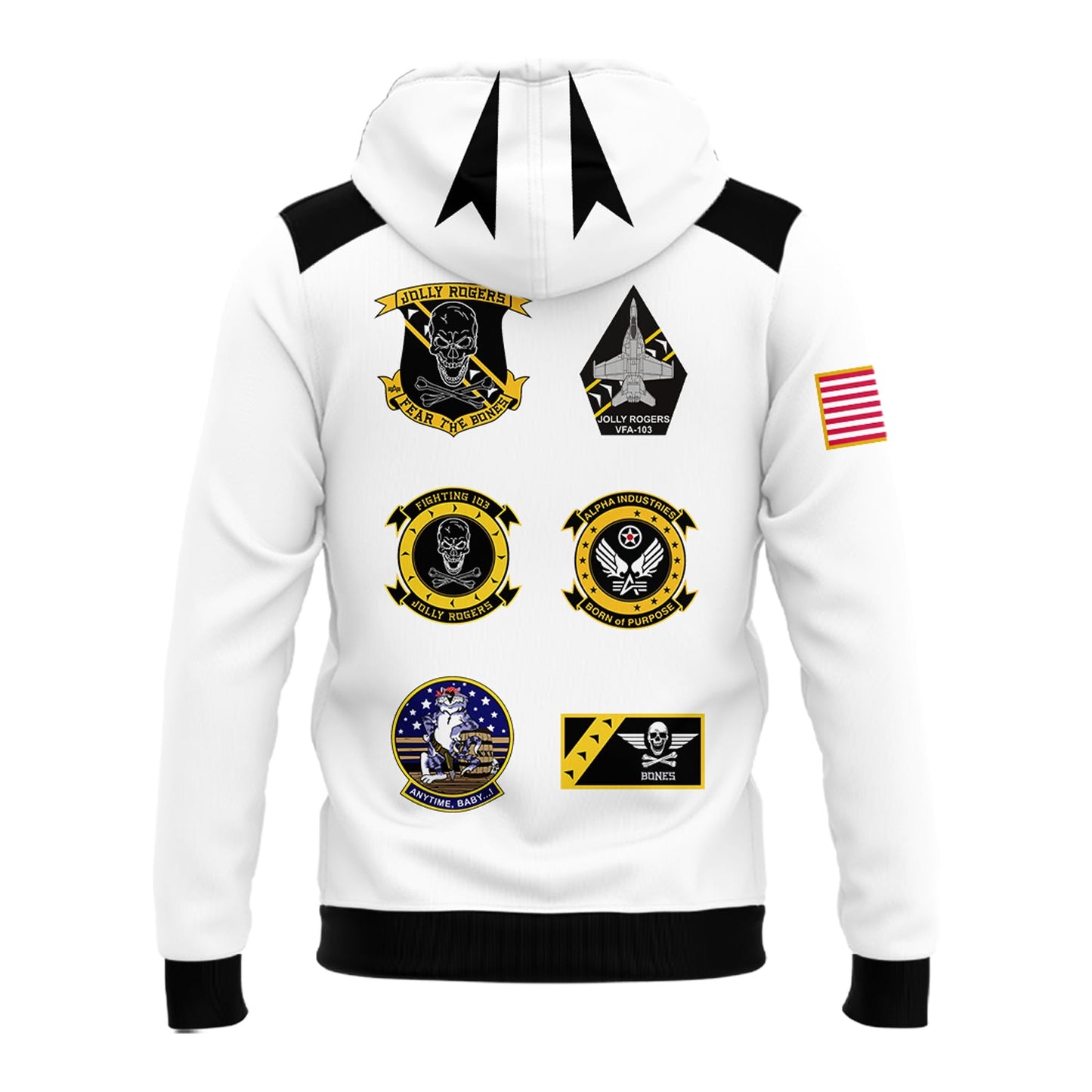 Special New Jolly Rogers Navy Midshipmen Hoodie