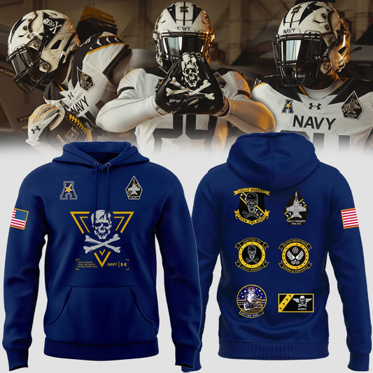 Special New Jolly Rogers Navy Midshipmen Hoodie