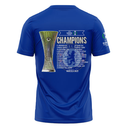 Chelsea FC 2025 Europe UEFA Conference League Champions Limited Edition T-Shirt V2