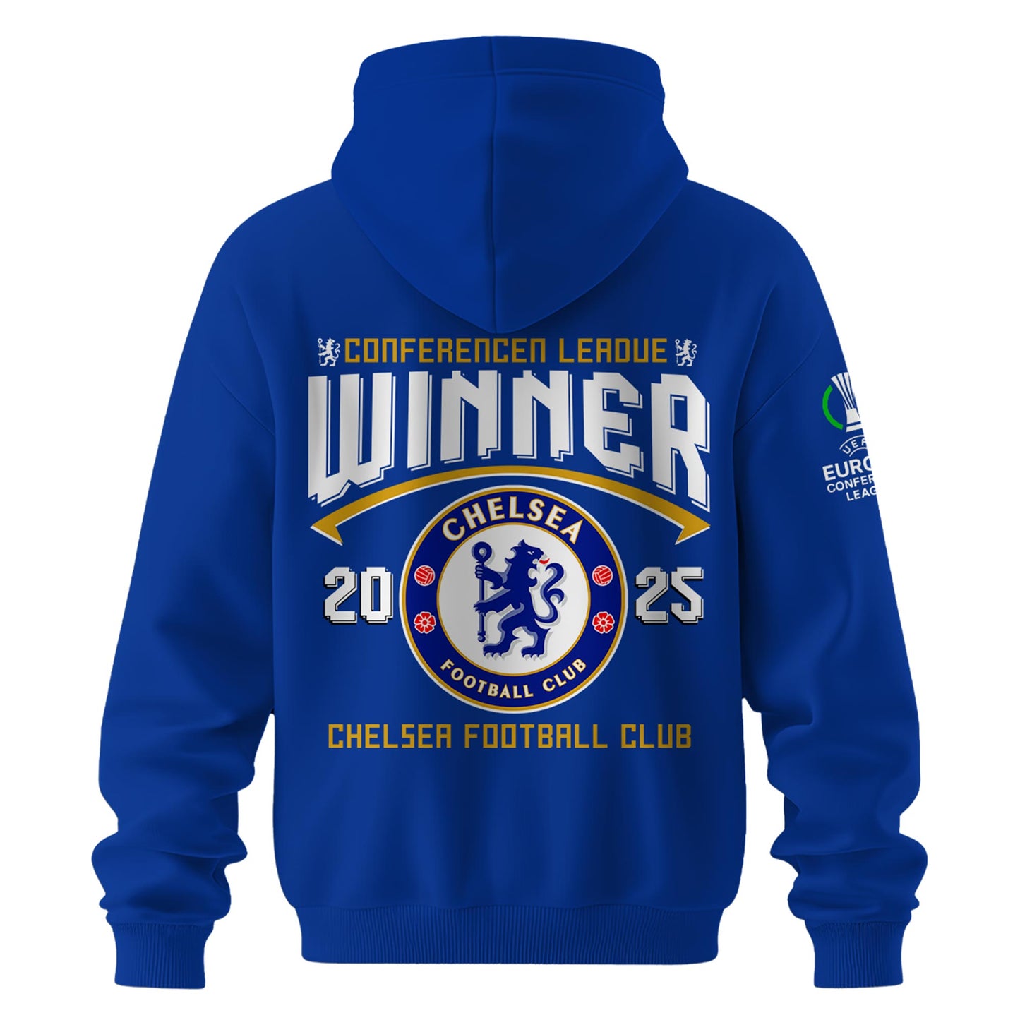 Chelsea FC 2025 Europe UEFA Conference League Champions Limited Edition Hoodie V2