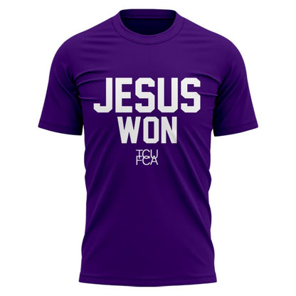 TCU Horned Frogs football x Jesus Won Limited Edition Tshirt 2025.