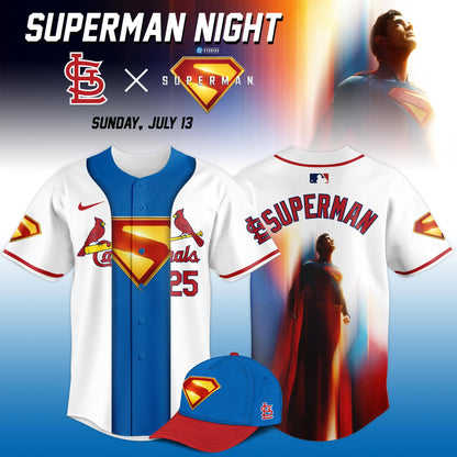 St. Louis Cardinals x Superman Limited Edition Jersey 2025