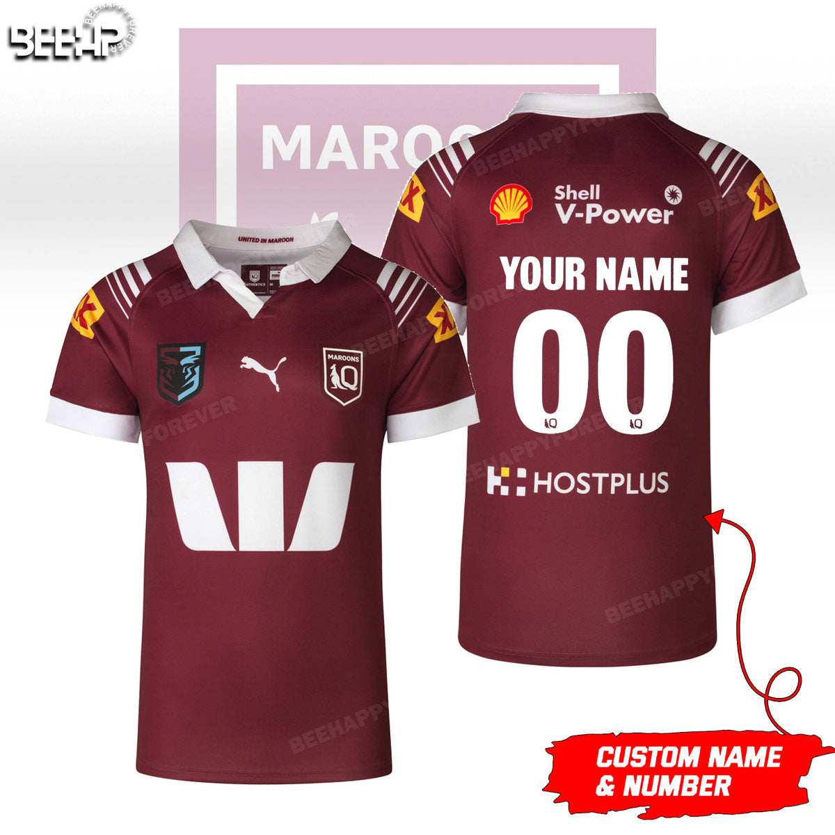 Queensland Maroons Limited Edition Rugby Jersey