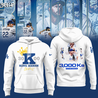 CLAYTON KERSHAW MAKES HISTORY AND JOINS THE 3,000 STRIKEOUT CLUB SHIRT