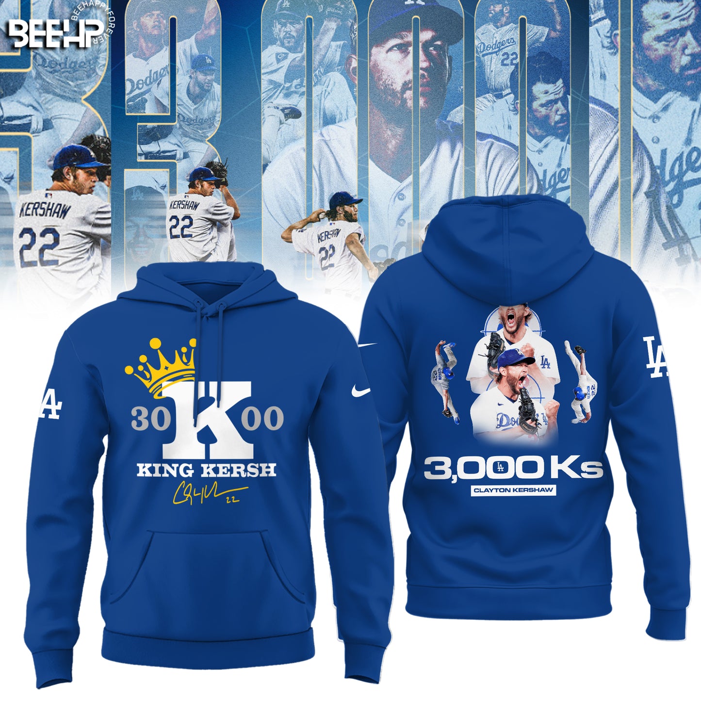 CLAYTON KERSHAW MAKES HISTORY AND JOINS THE 3,000 STRIKEOUT CLUB SHIRT
