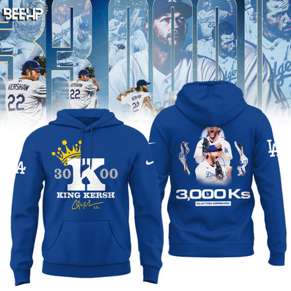 CLAYTON KERSHAW MAKES HISTORY AND JOINS THE 3,000 STRIKEOUT CLUB SHIRT