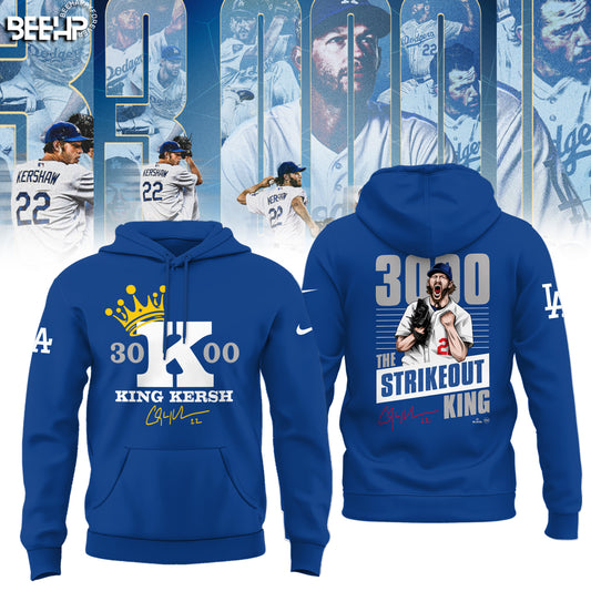 CLAYTON KERSHAW MAKES HISTORY AND JOINS THE 3,000 STRIKEOUT CLUB SHIRT