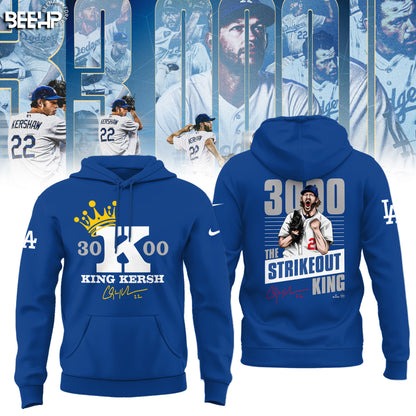 CLAYTON KERSHAW MAKES HISTORY AND JOINS THE 3,000 STRIKEOUT CLUB SHIRT